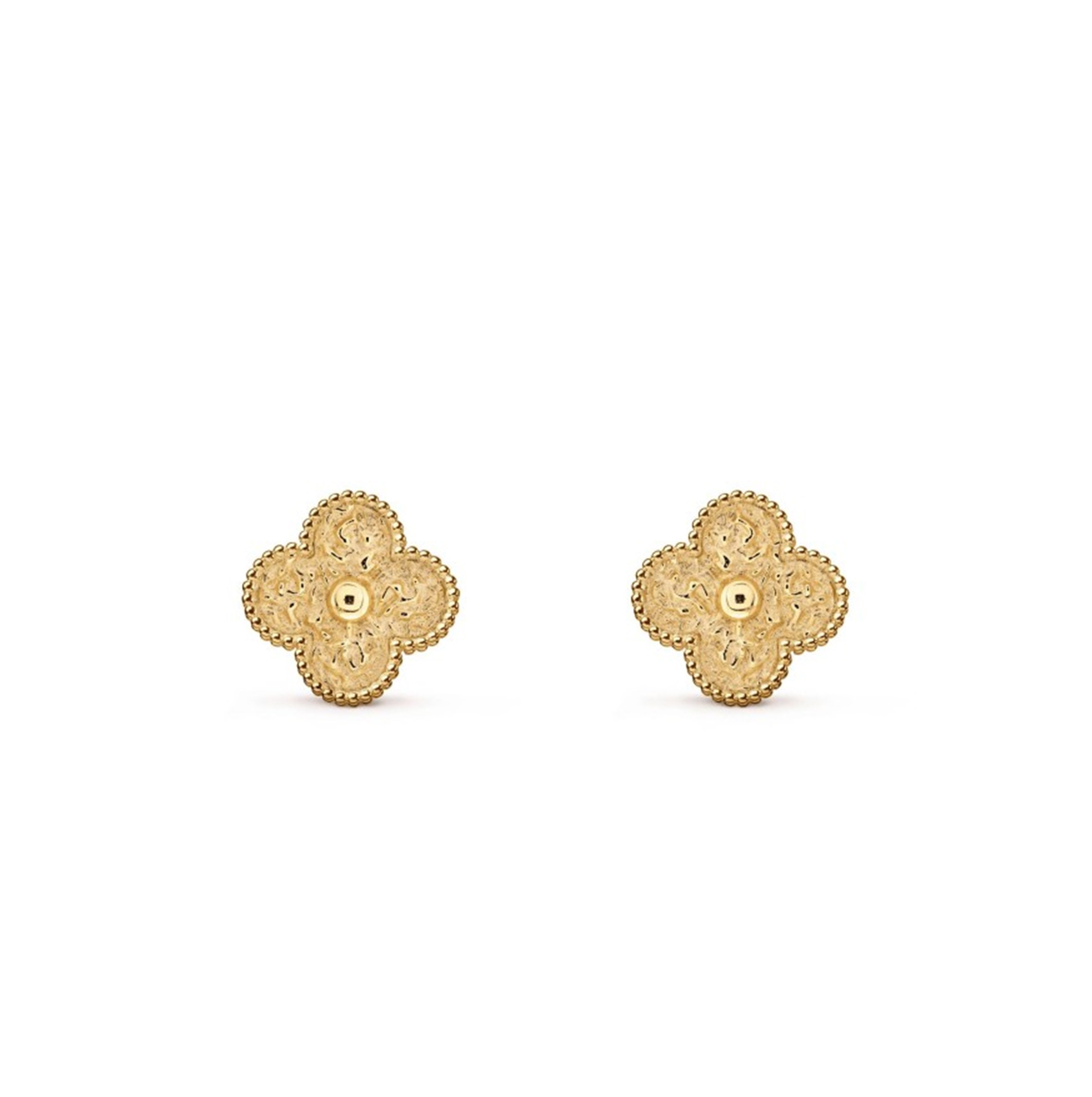 VAN CLEEF  ARPELS MAGIC ALHAMBRA EARRINGS - YELLOW GOLD  VCARO1II00